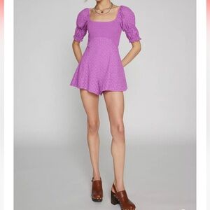 Kimchi Blue Ivy Eyelet Lace Romper